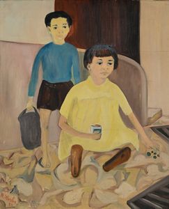 Nadia Werba : Il gioco delle biglie  - Asta Arte Moderna e Contemporanea - Associazione Nazionale - Case d'Asta italiane