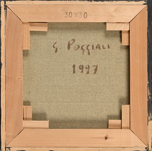 Giampiero Poggiali Berlinghieri : Senza titolo  - Asta Arte Moderna e Contemporanea - Associazione Nazionale - Case d'Asta italiane