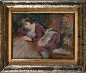 Guido Polo : Figura in Rosso  - Asta Arte Moderna e Contemporanea - Associazione Nazionale - Case d'Asta italiane