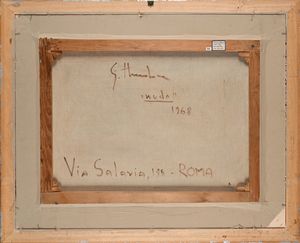 Giovanni Stradone : Donna sul divano  - Asta Arte Moderna e Contemporanea - Associazione Nazionale - Case d'Asta italiane