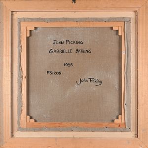 John Picking : Gabrielle Bathing  - Asta Arte Moderna e Contemporanea - Associazione Nazionale - Case d'Asta italiane