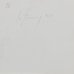 Norbert Thomas : Senza titolo  - Asta Arte Moderna e Contemporanea - Associazione Nazionale - Case d'Asta italiane