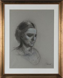 Alberto Sughi : Ritratto  - Asta Arte Moderna e Contemporanea - Associazione Nazionale - Case d'Asta italiane
