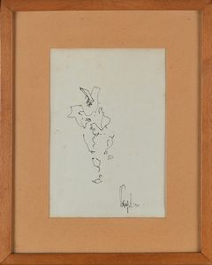 Antonio Vangelli : Tre disegni su carta raffiguranti arlecchino  - Asta Arte Moderna e Contemporanea - Associazione Nazionale - Case d'Asta italiane