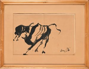 Antonio Vangelli : Il Toro  - Asta Arte Moderna e Contemporanea - Associazione Nazionale - Case d'Asta italiane