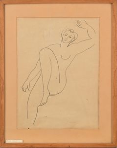 GIULIO TURCATO : Studio di figura  - Asta Arte Moderna e Contemporanea - Associazione Nazionale - Case d'Asta italiane