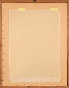 GIULIO TURCATO : Studio di figura  - Asta Arte Moderna e Contemporanea - Associazione Nazionale - Case d'Asta italiane