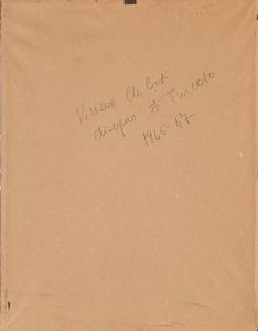 GIULIO TURCATO : Ritratto di Viviana Chilanti  - Asta Arte Moderna e Contemporanea - Associazione Nazionale - Case d'Asta italiane