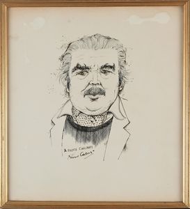 Bruno Caruso : Ritratto di Felice Chilanti  - Asta Arte Moderna e Contemporanea - Associazione Nazionale - Case d'Asta italiane