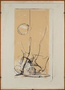 Piero Guccione : Senza Titolo  - Asta Arte Moderna e Contemporanea - Associazione Nazionale - Case d'Asta italiane