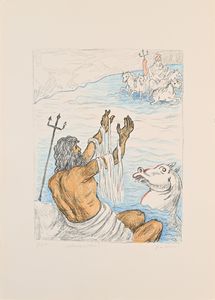 Giorgio de Chirico : Nettuno (offerta a Giove)  - Asta Arte Moderna e Contemporanea - Associazione Nazionale - Case d'Asta italiane