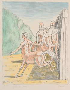 Giorgio de Chirico : La famiglia dei centauri  - Asta Arte Moderna e Contemporanea - Associazione Nazionale - Case d'Asta italiane