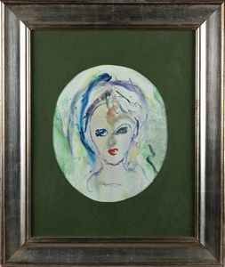 Ernesto Treccani : Ritratto  - Asta Arte Moderna e Contemporanea - Associazione Nazionale - Case d'Asta italiane