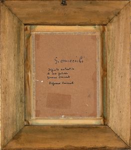 Giovanni Omiccioli : Vaso di fiori si fondo rosso  - Asta Arte Moderna e Contemporanea - Associazione Nazionale - Case d'Asta italiane