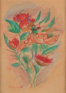 Giovanni Omiccioli - Studio per fiori