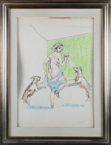 Alberto Sughi : Senza titolo  - Asta Arte Moderna e Contemporanea - Associazione Nazionale - Case d'Asta italiane