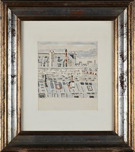 Orfeo Tamburi : Tetti di Parigi  - Asta Arte Moderna e Contemporanea - Associazione Nazionale - Case d'Asta italiane