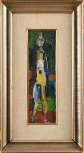 Antonio Vangelli : Arlecchino  - Asta Arte Moderna e Contemporanea - Associazione Nazionale - Case d'Asta italiane