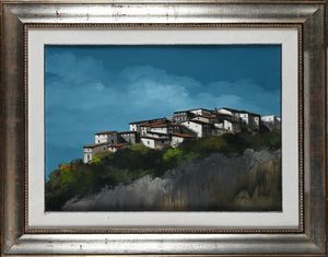 Enotrio Pugliese : Paesaggio Calabrese  - Asta Arte Moderna e Contemporanea - Associazione Nazionale - Case d'Asta italiane