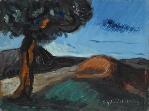 Pesaggio in Sicilia  - Asta Arte Moderna e Contemporanea - Associazione Nazionale - Case d'Asta italiane