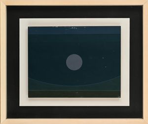Giovanni Korompay : Mare = suono di Luna  - Asta Arte Moderna e Contemporanea - Associazione Nazionale - Case d'Asta italiane