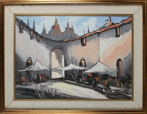 Giacomo De Michelis : Ricordo trecentesco  - Asta Arte Moderna e Contemporanea - Associazione Nazionale - Case d'Asta italiane