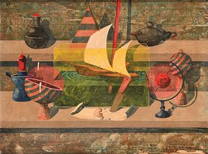 TONINO CAPUTO : Il viaggio di Colombo  - Asta Arte Moderna e Contemporanea - Associazione Nazionale - Case d'Asta italiane