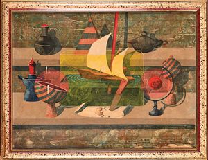 TONINO CAPUTO : Il viaggio di Colombo  - Asta Arte Moderna e Contemporanea - Associazione Nazionale - Case d'Asta italiane