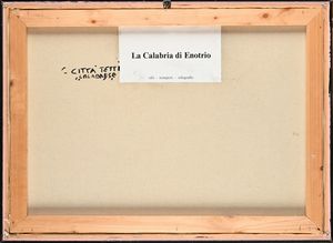 Enotrio Pugliese : Citt tetti calabrese  - Asta Arte Moderna e Contemporanea - Associazione Nazionale - Case d'Asta italiane