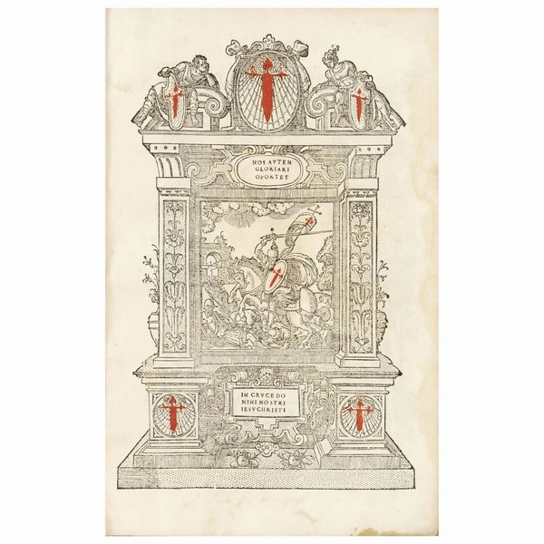 Prima edizione impressa a Madrid della regola dei Cavalieri dell’Ordine di Santiago  - Asta LIBRI, MANOSCRITTI E AUTOGRAFI - Associazione Nazionale - Case d'Asta italiane