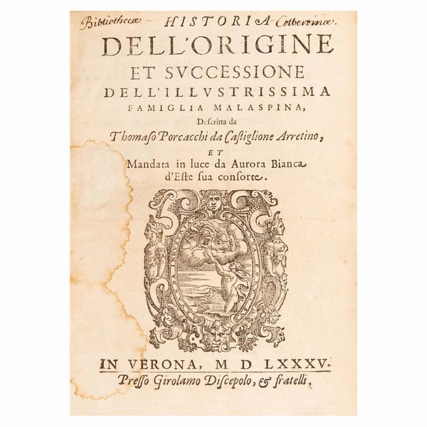 Rara prima edizione proveniente dalla biblioteca del grande statista francese  - Asta LIBRI, MANOSCRITTI E AUTOGRAFI - Associazione Nazionale - Case d'Asta italiane