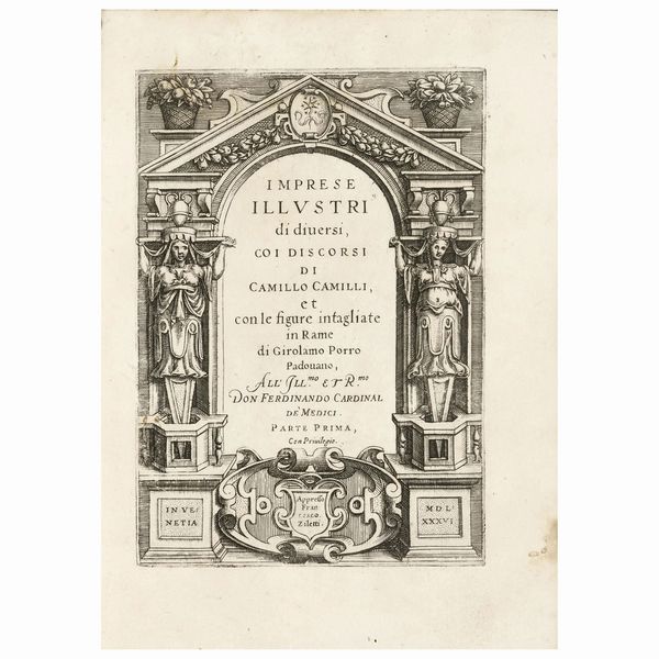 Prima e unica edizione di questa notevole opera di emblemi  - Asta LIBRI, MANOSCRITTI E AUTOGRAFI - Associazione Nazionale - Case d'Asta italiane