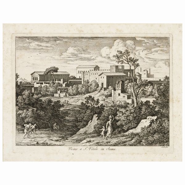 Rara raccolta di paesaggi dello stimato pittore e incisore tedesco  - Asta LIBRI, MANOSCRITTI E AUTOGRAFI - Associazione Nazionale - Case d'Asta italiane