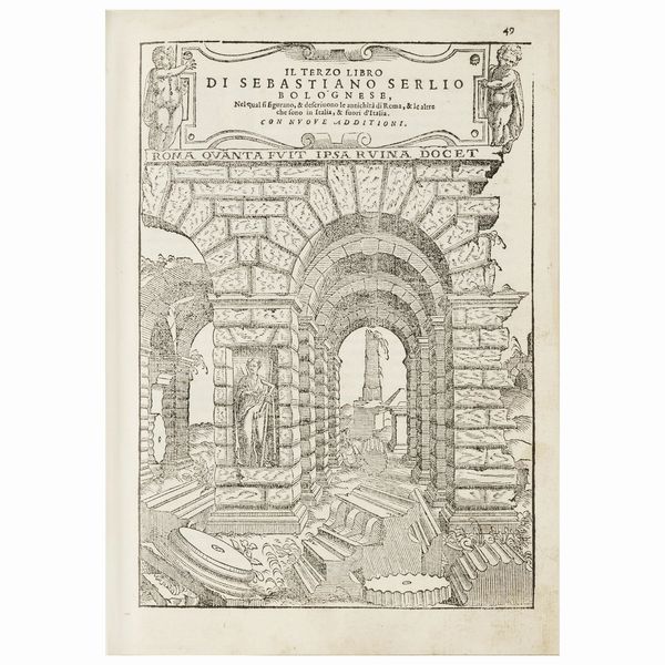 Prima edizione in quarto della celebre opera dell’architetto bolognese  - Asta LIBRI, MANOSCRITTI E AUTOGRAFI - Associazione Nazionale - Case d'Asta italiane