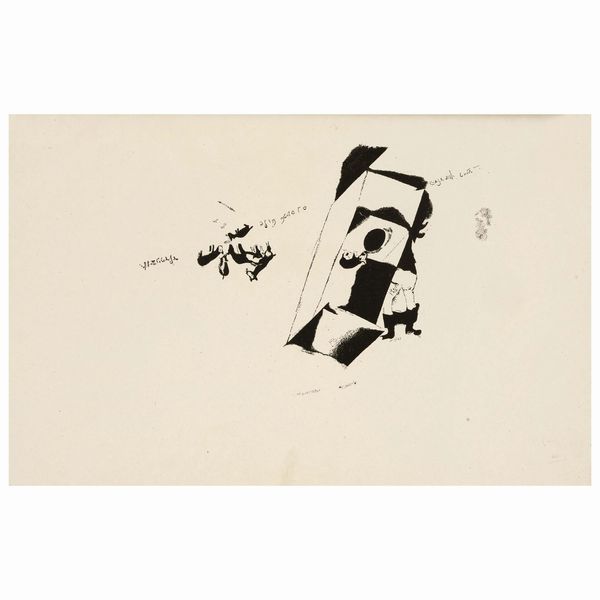 Rarissima prima e unica edizione di questo fragile libro yiddish illustrato da Chagall  - Asta LIBRI, MANOSCRITTI E AUTOGRAFI - Associazione Nazionale - Case d'Asta italiane