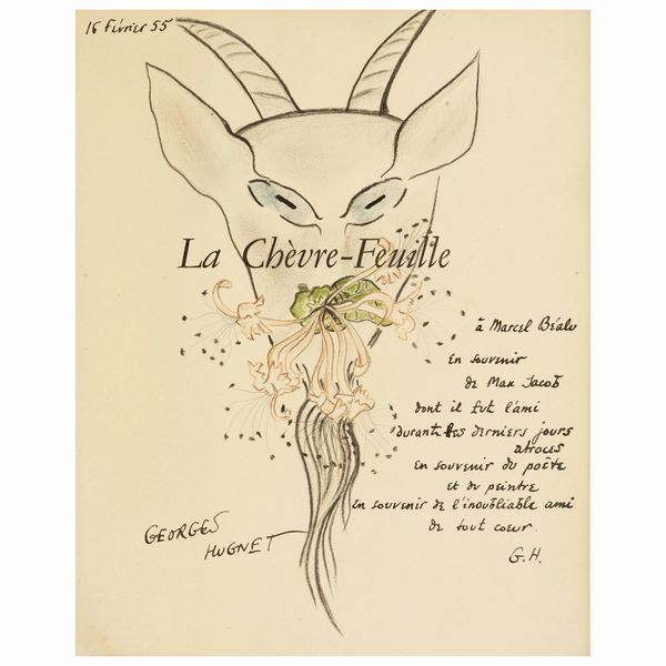 Sei tavole di Pablo Picasso e un disegno originale di Hugnet  - Asta LIBRI, MANOSCRITTI E AUTOGRAFI - Associazione Nazionale - Case d'Asta italiane