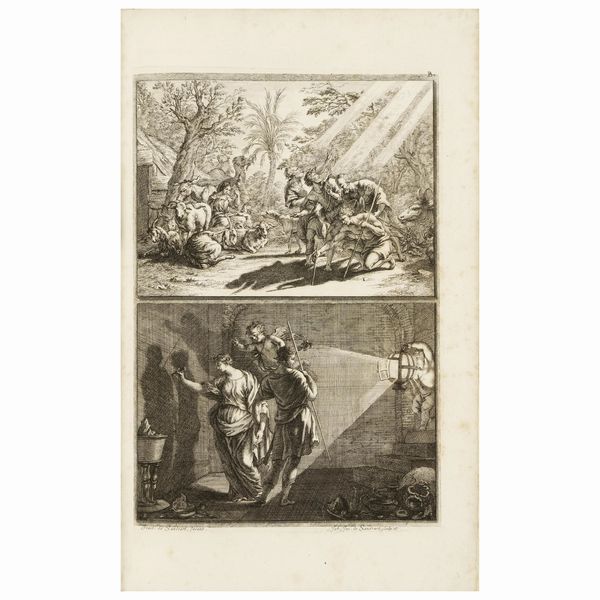 Bella legatura in marocchino rosso per il “Vasari” tedesco  - Asta LIBRI, MANOSCRITTI E AUTOGRAFI - Associazione Nazionale - Case d'Asta italiane