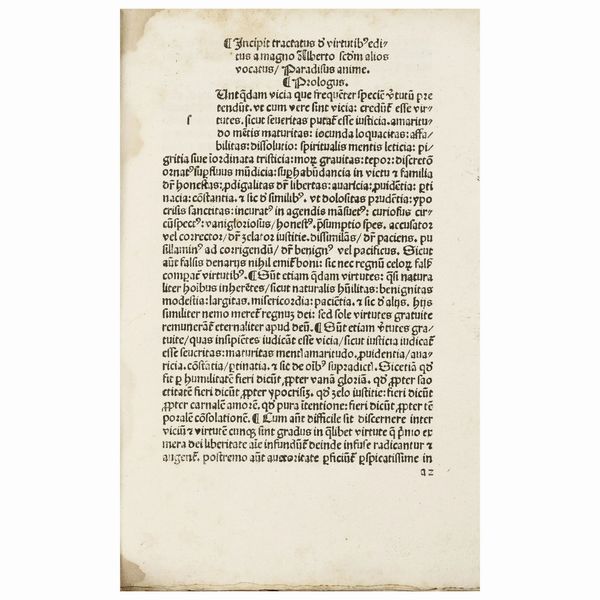 Seconda edizione di questa celebre opera stampata da Kunne, l'unico tipografo di Memmingen del XV secolo  - Asta LIBRI, MANOSCRITTI E AUTOGRAFI - Associazione Nazionale - Case d'Asta italiane