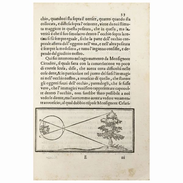 Rara prima e unica edizione di questi opuscoli del più apprezzato allievo di Galileo  - Asta LIBRI, MANOSCRITTI E AUTOGRAFI - Associazione Nazionale - Case d'Asta italiane