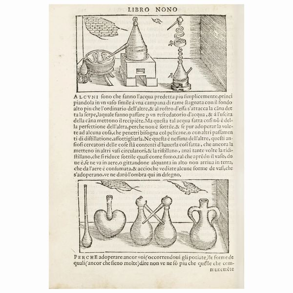 Opera di una delle figure più importanti del Rinascimento come mineralogista, chimico e tecnico.  - Asta LIBRI, MANOSCRITTI E AUTOGRAFI - Associazione Nazionale - Case d'Asta italiane