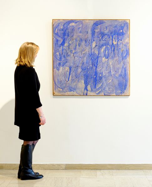 VINICIO  VIANELLO : Giri turchese  - Asta Asta di Arte Moderna e Contemporanea - Associazione Nazionale - Case d'Asta italiane