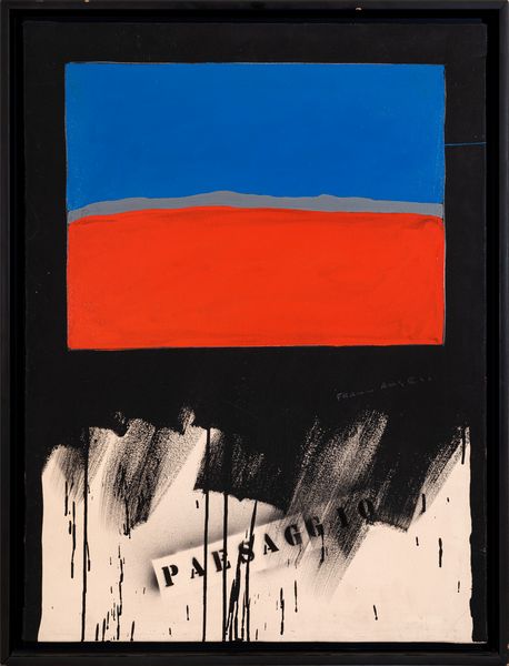 FRANCO ANGELI : senza titolo (Paesaggio)  - Asta Asta di Arte Moderna e Contemporanea - Associazione Nazionale - Case d'Asta italiane