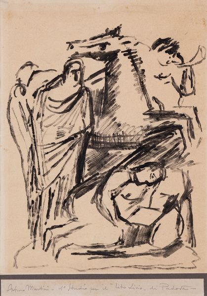 Arturo Martini : 1' Studio per il Tito Livio di Padova  - Asta Asta di Arte Moderna e Contemporanea - Associazione Nazionale - Case d'Asta italiane