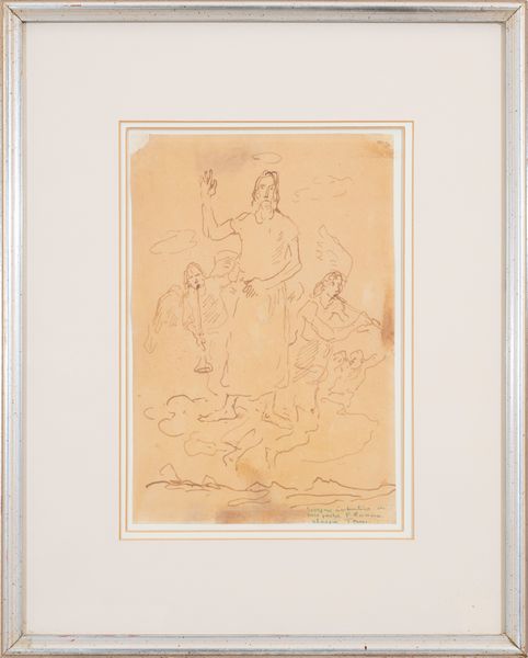 Felice Carena : Cristo e gli angeli  - Asta Asta di Arte Moderna e Contemporanea - Associazione Nazionale - Case d'Asta italiane