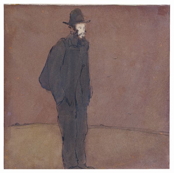 Lorenzo Viani : Uomo con cappello  - Asta Asta di Arte Moderna e Contemporanea - Associazione Nazionale - Case d'Asta italiane