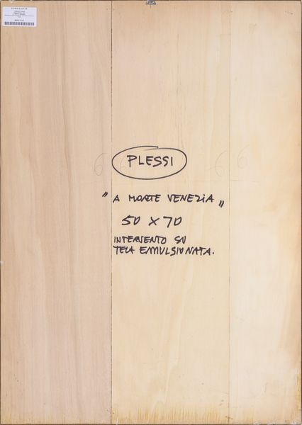 FABRIZIO PLESSI : A morte Venezia  - Asta Asta di Arte Moderna e Contemporanea - Associazione Nazionale - Case d'Asta italiane