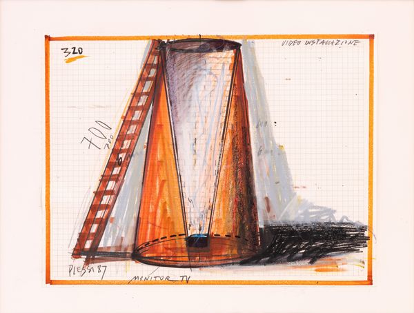 FABRIZIO PLESSI : Progetto per video installazione  - Asta Asta di Arte Moderna e Contemporanea - Associazione Nazionale - Case d'Asta italiane