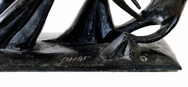 VIRGILIO GUIDI : Figure nello spazio  - Asta Asta di Arte Moderna e Contemporanea - Associazione Nazionale - Case d'Asta italiane