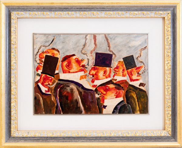 Franz Borghese : I fumatori  - Asta Asta di Arte Moderna e Contemporanea - Associazione Nazionale - Case d'Asta italiane