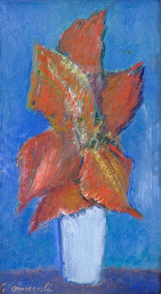 Giovanni Omiccioli : Fiori nel vaso bianco  - Asta Asta di Arte Moderna e Contemporanea - Associazione Nazionale - Case d'Asta italiane